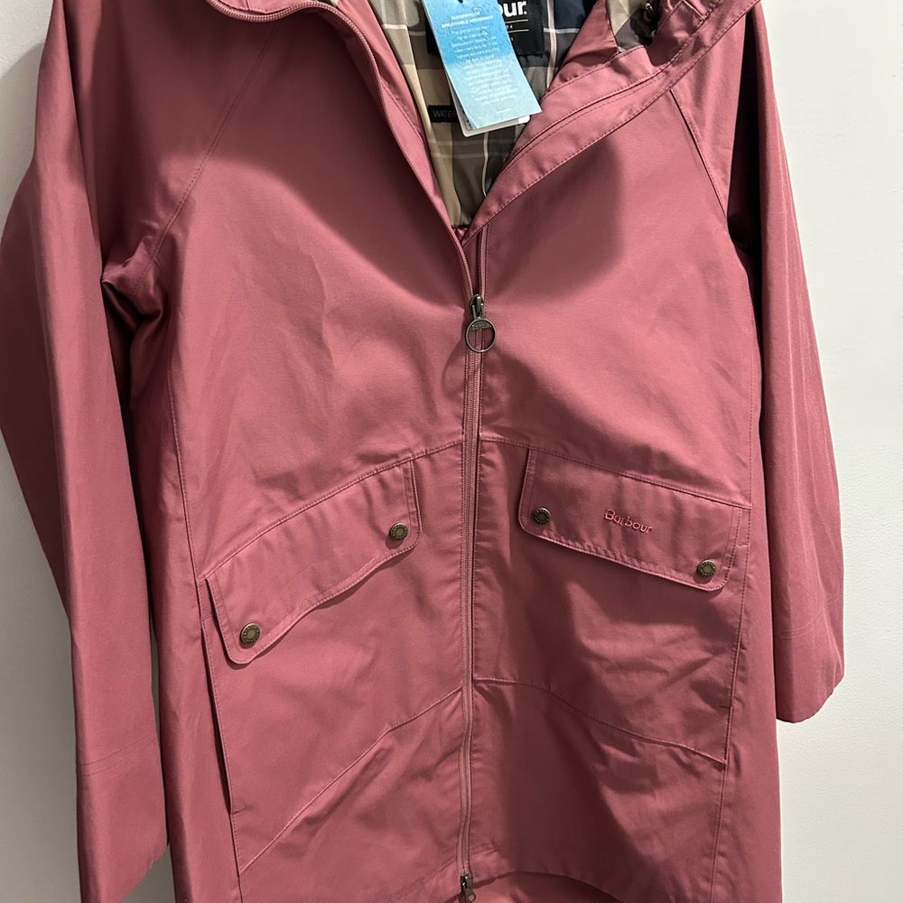 Barbour Pink Hooded Jacket